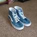 Vans Shoes | Blue Sk8-Hi Vans | Color: Blue/White | Size: Men's 9 / Women's 10.5