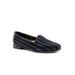 Women's Liz Iii Flat by Trotters in Navy (Size 10 M)