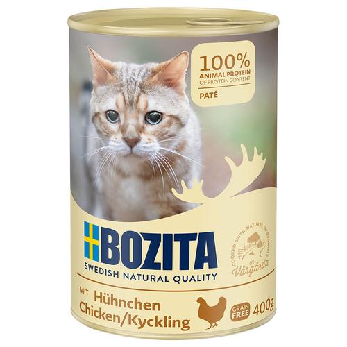 6x400g Bozita Huhn Pate Katzenfutter nass