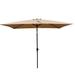 9' Outdoor Patio Market Umbrella with Push Button Tilt and Crank