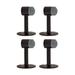 Design House Gooseneck Aluminum Floor Mount Stop Metal in Gray/Black/Brown | 3.11 H x 3.11 W x 2.13 D in | Wayfair 189308-ORB