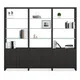 BDI Furniture Linea Shelf 5802 + 5802A + 5802A Shelving System - 580222 CRL