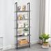 17 Stories Ravenhall 70.8" H x 23.6" W Metal Ladder Bookcase Metal in Gray | 70.8 H x 23.6 W x 11.8 D in | Wayfair 72F6CD3F70B841CCB5323B5DF3D0CF9D