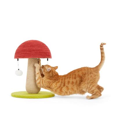EveryYay Toadstool Scratch Post for Cats, Medium