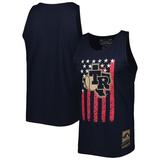 Men's Mitchell & Ness Navy Texas Rangers Cooperstown Collection Stars and Stripes Tank Top