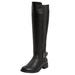 Extra Wide Width Women's The Milan Regular Calf Boot by Comfortview in Black (Size 9 WW)