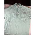 Columbia Shirts | Columbia Pfg Bonehead Mens Button Down Shirt Sz Xl | Color: Green | Size: Xl