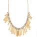 J. Crew Jewelry | J.Crew Euc Asymmetrical Fringe Statement Necklace | Color: Gold | Size: Os