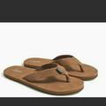 J. Crew Shoes | J.Crew Men's Tan Leather Flip Flops Sandals 9, 10, 11,12 ,13 | Color: Brown/Tan | Size: Various