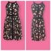 Torrid Dresses | New Torrid Halter Skater Dress - Studio Knit Floral Black High Neck Plus Size 4x | Color: Black/Pink | Size: 4x