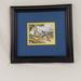 Disney Accents | Disney Framed Uganda Stamp W/ Coa Gently Used | Color: Blue/Green | Size: Os