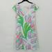 Lilly Pulitzer Dresses | Lilly Pulitzer Desiree Cap Sleeve Dress | Color: Green/White | Size: L