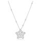 Swarovski Stella Star Necklace, White Crystals in a Rhodium Plated Setting, from the Stella Collection