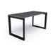 Compel Pivit Reversible Desk Wood/Metal in Black | 30" H x 48" W x 30" D | Wayfair PIV-OF-4830-GA-BLK-BNDL