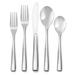 Hampton Forge Ella 20 Piece 18/10 Flatware Set, Service for 4 Stainless Steel/Sterling Silver in Gray | Wayfair 725B020HFN