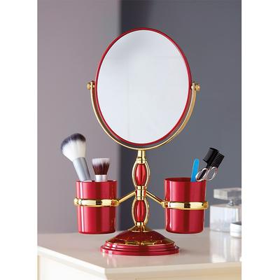 Red Make-Up Mirror