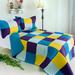 Rhapsody 3PC Vermicelli-Quilted Patchwork Quilt Set (Full/Queen Size)