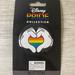 Disney Accessories | New Disney Pride Button Mickey Mouse Rainbow Heart | Color: Black/White | Size: Os