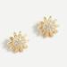 J. Crew Jewelry | J. Crew Nwt 14k Gold-Plated Sunflower Earrings | Color: Gold | Size: Os