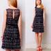 Anthropologie Dresses | Anthropologie Postmark Swiss Dots Ruched Smocked Dress Black White | Color: Black/White | Size: M