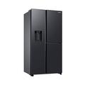 Samsung RH68B8821B1/EG Side-by-Side Kühlschrank, 178 cm, 627 ℓ, Food Showcase-Tür, Platzsparender In-Door Icemaker, Twin Cooling+, No Frost+, Frischwasseranschluss, Premium Black Steel