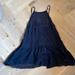 Free People Dresses | Nwt Free People Black Dress, Cover Up Or Sleep, Lace Details And Lace Up Back. | Color: Black | Size: S