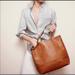 J. Crew Bags | J. Crew Downing Brown Leather Tote | Color: Brown | Size: Os