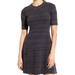 Athleta Dresses | Athleta Wool Blend Ribbed Skater Style Dress | Color: Blue | Size: Xs