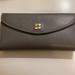 Kate Spade Bags | Kate Spade - Full Size Wallet With Checkbook | Color: Gray | Size: Os