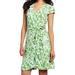 Lilly Pulitzer Dresses | Lilly Pulitzer Green Dragonfly Wrap Dress Size Xs | Color: Green/White | Size: Xs