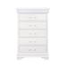 Charlie White Chest -Global Furniture CHARLIE-WHITE-CH W/LED