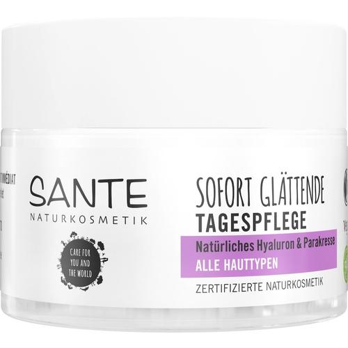 Sante – Sofort glättende Tagespflege Natürliches Hyaluron & Parakresse Gesichtscreme 50 ml