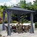 10' X 10' Steel Polyester Soft-Top Outdoor Canopy Gazebo Patio Tent