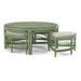 Braxton Culler Raffles Wicker/Rattan 4 Legs Coffee Table Rattan/Wicker in Green/Yellow | 18 H x 42 W x 42 D in | Wayfair 955-055/0865-91/CELERY