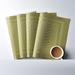 Umber Rea Heat Insulation 4 Piece Placemat Set Vinyl/Plastic in Green | 17.7 W x 17.7 D in | Wayfair 10HQ7327TUVTUVNYF