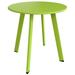 Corrigan Studio® Jakale Powder-coated Steel Outdoor Side Table Metal in Green | 18 H x 17.75 W x 17.75 D in | Wayfair