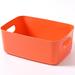 Rebrilliant Kamela Plastic Cube or Bin Plastic in Orange | 4.72 H x 11.81 W x 7.87 D in | Wayfair 8F6F551F80C74904BAC75F3A4473BB45