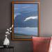 Orren Ellis Blue Ocean Evening III Premium Framed Canvas- Ready To Hang Canvas, Solid Wood in Blue/White | 27 H x 18 W x 2.5 D in | Wayfair