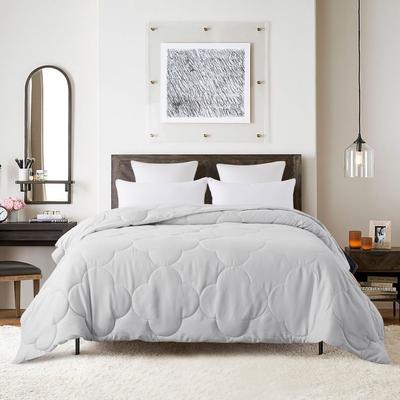 Pendant Down Alternative Comforter by St. James Home in Grey (Size TWIN)