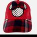 Disney Accessories | Disney Minnie Mouse Adjustable Cap | Color: Black/Red | Size: Osbb