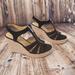 Michael Kors Shoes | Michael Kors Berkley Canvas Wedge Sandal | Color: Black | Size: 9.5