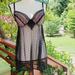 Jessica Simpson Intimates & Sleepwear | Jessica Simpson Lingerie Night Gown Medium | Color: Black | Size: M