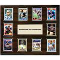 New York Giants Super Bowl XXI Champions 15'' x 18'' Plaque