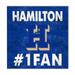 Hamilton Continentals 10'' x #1 Fan Plaque