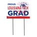 Louisiana Tech Bulldogs 18'' x 24'' Grad Yard Sign