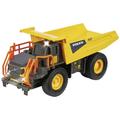 Majorette - Volvo Rigid Hauler Kipplaster (20 cm) - Muldenkipper (gelb / orange) mit Gummireifen, Licht & Sound, Baustellenfahrzeuge, hochwertiges Spielzeug-Auto für Kinder ab 3 Jahren