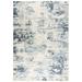 Blue/White 87 x 30 x 0.4 in Area Rug - Rizzy Home 100% Polypropylene Power Loomed Area Rug Polypropylene | 87 H x 30 W x 0.4 D in | Wayfair
