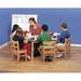Childcraft Wood Kidney-Shaped Writing Table Wood in Brown | 36 H x 58 W in | Wayfair 1473448
