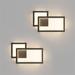 Orren Ellis Modern LED Wall Sconce Lighting Fixture 2-Pack Aluminum Up | 10.6 H x 16.14 W x 2.4 D in | Wayfair 07BDDFBC876F4A52AA28097E8FD770F8
