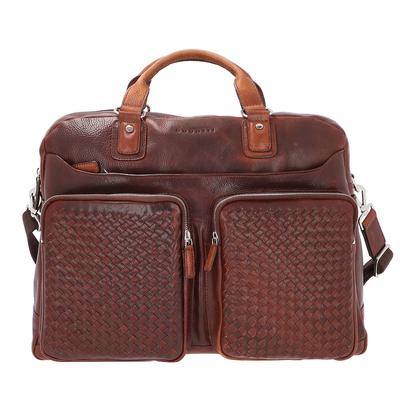 Bugatti Woven Aktentasche Leder 48 cm british tan Braun Herren Image